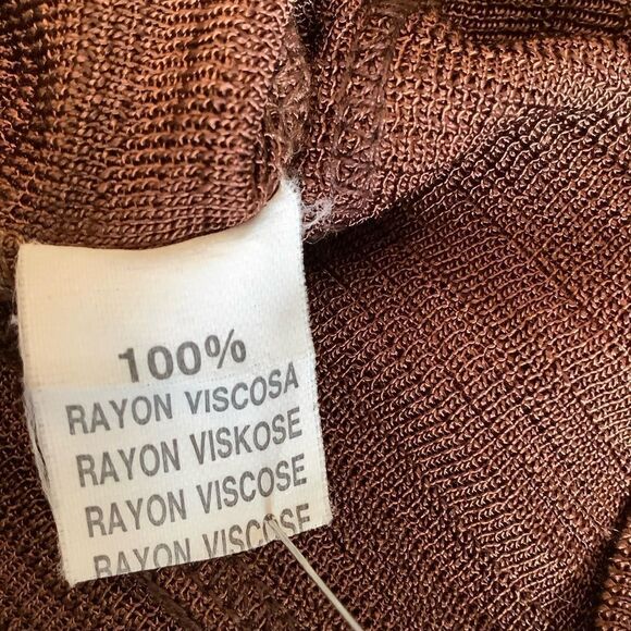 TRUXA ITALY WOMENS CARDIGAN SWEATER BROWN MEDIUM - Picture 6 of 8